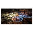 thumbnail image 2 of Dark Brown Fractal Flower Digital Art - Floral Canvas Art Print, 2 of 3