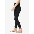 thumbnail image 4 of Roaman's Women's Plus Size Side Tie Ruched Capri, 4 of 4