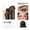 B, variant on Bilqis Eyebrow Powder Concealer Set Contains 1 Concealer2.5ml 1 Eyebrow Powder 2 Eyebrow Brush 1 Elastic Rope 2 Cleaning Cotton Swab 12 Eyebrow Templates Of Shapes