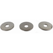 1/4" x 1 1/4" Extra Thick Fender Washers / Steel / Zinc - 25 Lb. Carton