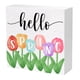 thumbnail image 2 of decoración de primavera, tulips de madera decorativa, decoración del hogar decoración de primavera, adorno de mesa creativo para estante, 2 of 9