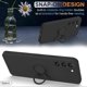 thumbnail image 5 of For Samsung Galaxy S23+ Protective Phone Case Ring Kickstand Liquid Silicone Phone Cover With Lanyard, 5 of 5