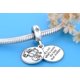 thumbnail image 3 of Pulsera de plata 925 con letras, esmalte, árbol, muñeco de nieve, cuentas, colgante, adornos navideños, 3 of 4