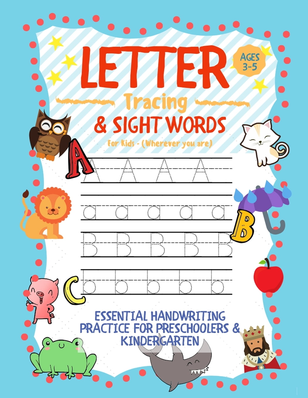 letter tracing and sight words for kids wherever you are