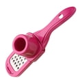 thumbnail image 4 of Worallymy Prensa de ajo Rebanadora Hogar Cocina Acero inoxidable Rebanadora de ajo Molinillo Antideslizante Herramienta para rebanar Rojo Worallymy JD735806596, 4 of 7