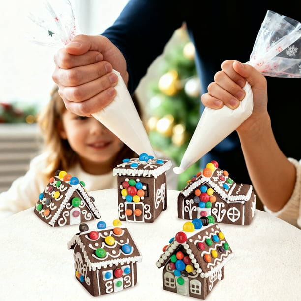 DIY M&M's Holiday Chocolate Mini Village Kit 25oz - Contains Wheat