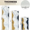 thumbnail image 4 of Blue Marble Gold Wave Pattern Kitchen Rugs Sets Of 3,Kitchen Runner Rugs Non Skid Washable,Decorative Kitchen Floor Mats for Kitchen,Sink,Laundry,17"x30"+ 17"x47" + 17"x59", 4 of 6