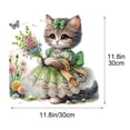 thumbnail image 3 of Linnome Art Diamond Painting Rhinestone Art Kit Graceful Female Figure Pattern Shiny Diamonds for Home Wall Decor F, 3 of 8