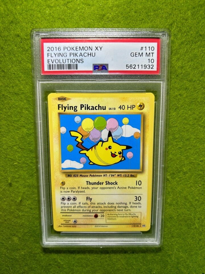 【PSA10】ピカチュウ THE BEST OF XY GEM MINT 10 Pokémon, PSA 10 Flying Pikachu Pokémon TCG Card 2016 XY GEM MT