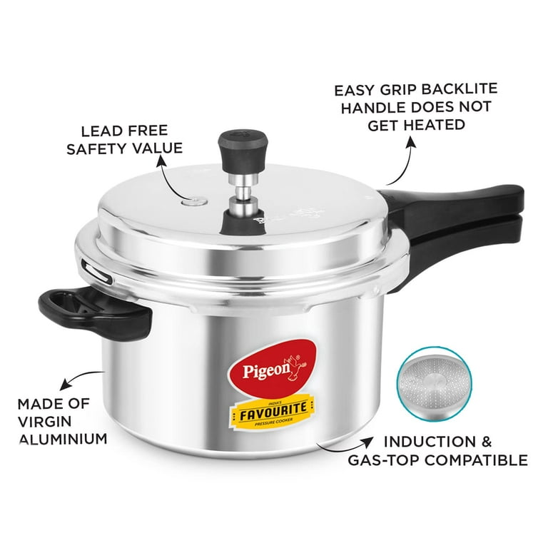 Pigeon Pressure Cooker-12 Quart Deluxe Aluminum Outer Lid Stovetop