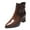 Brown, variant on PEASKJP Cowboy Boots for Women Classic Ankle Booties Ladies Chelsea Boots, Brown 41