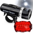 thumbnail image 3 of Juego de luces traseras delanteras para bicicleta, faro LED para bicicleta, linterna trasera Irfora Luz de la bici, 3 of 6