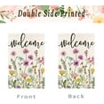 thumbnail image 5 of Welcome Spring House Flag 28x40 Inch Double Sided for Outside Farmhouse Large Seasonal Garden Flags Outdoor Butterfly Colorful Flower Decoration 2-c.28, 5 of 6