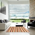 thumbnail image 6 of Ahgly Company Indoor Rectangle Contemporary Chestnut Red Abstract Area Rugs, Swatch Sample, 6 of 6