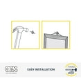 thumbnail image 6 of (3 pack) Ook One-Step Picture Hanger, Push Pin, 40 lbs, Steel, Brass, Gold, 4 pack, 6 of 14