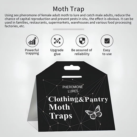 ACDANC Moth Traps Pantry Clothes Moth Traps Moth Catching House Moth Trap Moth Catching House Moth House