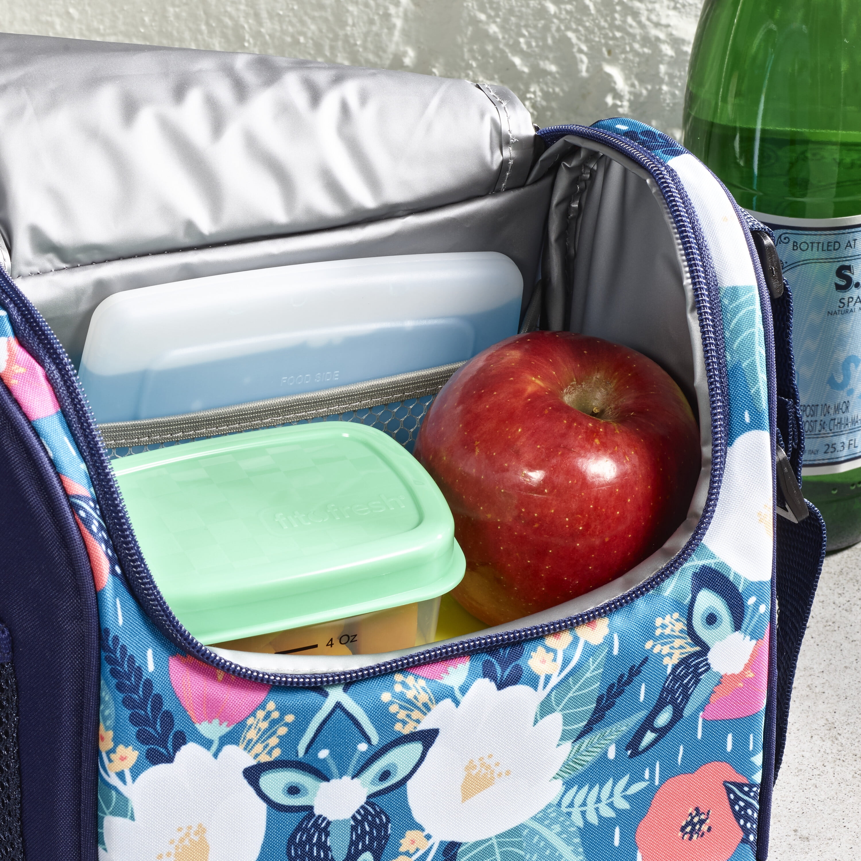 Cool Coolers by Fit + Fresh Slim, Reusable Ice Pack for Lunch Boxes or Coolers, Blue, 12pk.