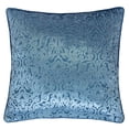 thumbnail image 5 of Homey Cozy Cut Velvet Throw Pillow Cover & Insert OCEAN, 5 of 5