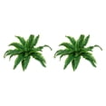 thumbnail image 3 of Wosthever Flores artificiales fáciles de limpiar para interiores o exteriores Plantas artificiales elegantes ecológicas 24 Persa verde oscuro 24Persa verde oscuro 2Conjunto, 3 of 6