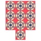thumbnail image 1 of 10 Uds pegatinas de azulejos impermeables autoadhesivas decoración de suelo de pared de baño y cocina, 1 of 8