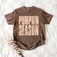 thumbnail image 6 of Pumpkin Season Stacked Distressed - Women's Garment Dyed Graphic T-Shirt, 6 of 12