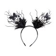 thumbnail image 2 of Diadema de Halloween Fernando accesorios de maquillaje para mujeres tocados negro, 2 of 8