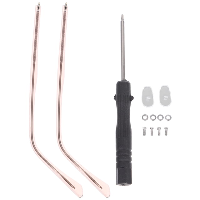 FELTECHELECTR 1 par de patillas de repuesto para montura de gafas de metal, patillas y patillas para mujeres y hombres.