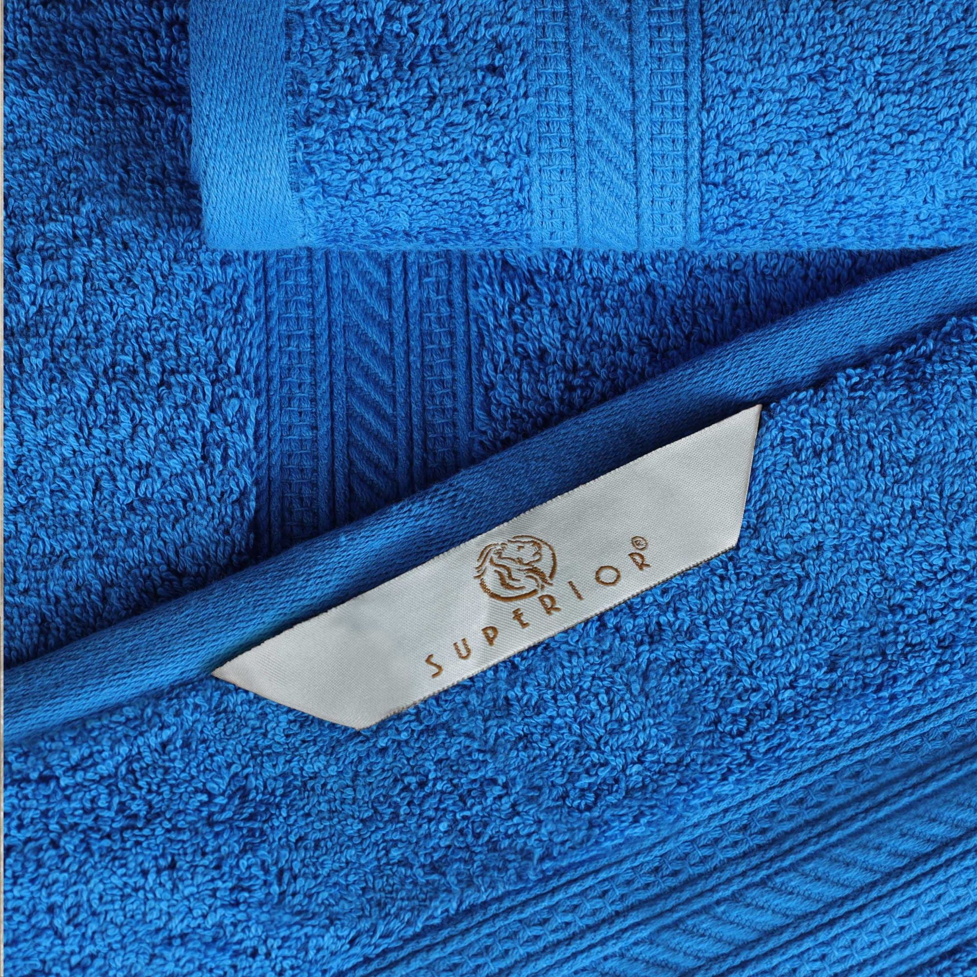 Superior Atlas Heavyweight Plush 3 Piece Cotton Towel Set, Allure