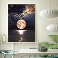 thumbnail image 3 of 30 X 40 Cm, Reflet De La Lune Diamond Painting Broderie Diamant Peinture Canevas 5d Tableau Enfant Adulte Strass Lot Puzzle Dessin Decoración Mur, 3 of 5