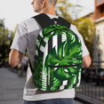 thumbnail image 6 of Fuzoiu Palm Greenery Print School Backpack for Teens,Large Bookbag,Lightweight Laptop Bag for Travel, Work, School & Outdoor Adventures, 6 of 6
