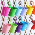 thumbnail image 7 of OIUR Iron Hanging Flower Pot Balcony Planter with Detachable Hook Solid Color Herb Pot for Indoor Windows Garden Fence Railing, 7 of 7
