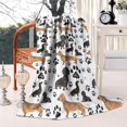 thumbnail image 2 of Dachshund Footprint Blanket,Comfortable Soft Lamb Wool Throw Blanket,All Season,Warm Lightweight Blankets for Sofa Bed Couch Living Room Chair,50"x60", 2 of 4