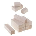 thumbnail image 4 of Varilla de Espiga de Madera Balsa Cuadrada Sin Terminar de 50 Piezas para , Fabricación de Modelos, DIY, Decoración para Fiesta de Boda , 5 piezas 50mm 5 piezas 50 mm Macarena Bloques de madera de balsa, 4 of 8
