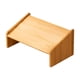 thumbnail image 1 of Reposapiés portátil para debajo del escritorio con 3 posiciones de altura, ideal para baño con luz. Castaño Claro Alto, 1 of 3