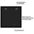 thumbnail image 3 of Americanflat 20x20 Picture Frame with Polished Plexiglass Collage Multi Frames Fit One Four Six Photos - Black, 3 of 8