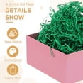 thumbnail image 3 of Uxcell 4 oz Crinkle Cut Paper, Shred Packing Grass Cushion Paper for Gift Wrapping and Decorations Green, 3 of 7