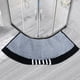 thumbnail image 4 of Inteprter Alfombra de baño resistente y duradera de poliéster en forma de abanico para una fácil limpieza, alfombra de baño lavable a Juegos de accesorios de baño, 4 of 6