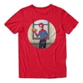 thumbnail image 2 of Marvel Spider-Man Brand New Day Men's Spidey Pizza Spotlight T-Shirt (Red, S-XXXL), 2 of 4