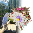 thumbnail image 1 of Juguete de Loro para Pájaros, Decoración Colgante de Madera Divertida, Juguetes para de Jaula de Loro, Juguete para Masticar Pájaros para con campana Salvador Juguetes para masticar pájaros, 1 of 10