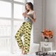 thumbnail image 5 of Fotbe Roosters In Farm Pantalones de Pijama para Mujer, Pantalones de Dormir, Pantalones Pj con Cordón y Bolsillos-Medium, 5 of 6