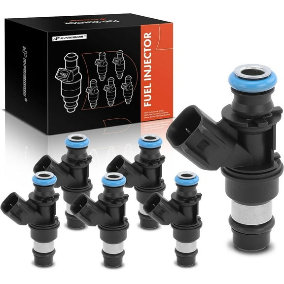 A-Premium Fuel Injectors Compatible with Chevy Malibu 2004-2006, Uplander 2005-2006 & Buick Terraza 2005-2006, Rendezvous 2006-2007 & Pontiac G6/Montana 2005-2006 & Saturn Relay 2005-2006 6-PC Set