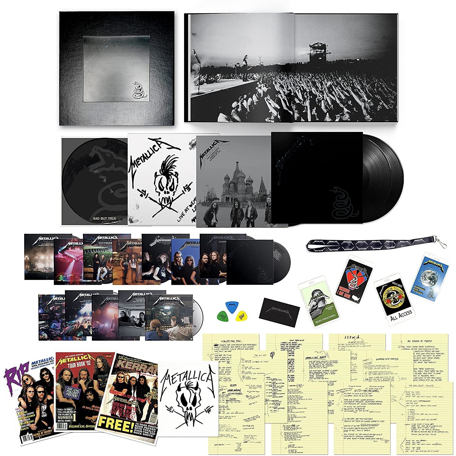 Metallica - METALLICA (Remastered Deluxe Box Set)(5LP)(14CD)(6DVD) - Music & Performance - Vinyl