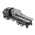 thumbnail image 2 of HLONK Police Tow Truck Model Metal Alloy 19.9cm Length Rescue Pullback Big Tow Trucks Model Toy, 2 of 21