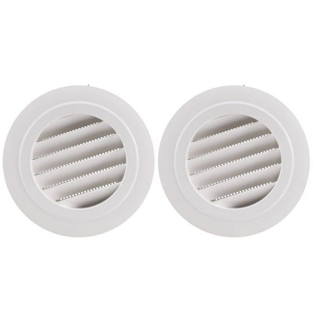 2 Piezas de Rejilla de VentilacióN de Aire de 4 Pulgadas, Cubierta de Rejilla de Aire con una Pantalla de Mosca Incorporada para el Hogar de la Oficina Del BañO