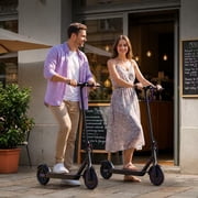 350W Foldable Electric Scooter for Adults, 8.5 Solid Tire 19mph , 15- Miles Range, Lightweight Commuting E Scooter with APP Control,UL2272 Certified