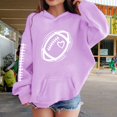 thumbnail image 2 of Mercatoo Unisex 𝗛ooded Sweatshirts Long Sleeve Hoodie Pullover Cool Graphic Crewneck Blouses for Kids Toddler Outdoors, 2 of 3