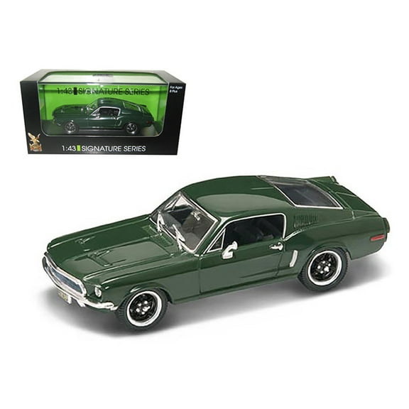 Road Signature 43207grn 1968 Ford Mustang GT Green 1-43 Diecast Car Model Signature Series