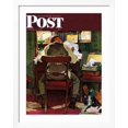 thumbnail image 2 of Art.com It's Income Tax Time Again! Saturday Evening Post Cover, March 17,1945 Giclee Print by Norman Rockwell, White Frame Wall Art, 32" x 40", 2 of 4