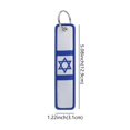 thumbnail image 2 of 2 Pack Motorcycle Key Tags, Flag Embroidery Key Fobs & Keychains, 2 of 7