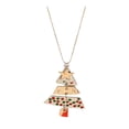 thumbnail image 2 of 4xCollar Con Colgante De árbol De Navidad Joyería Navideña Para Fiesta Festiva, 2 of 8